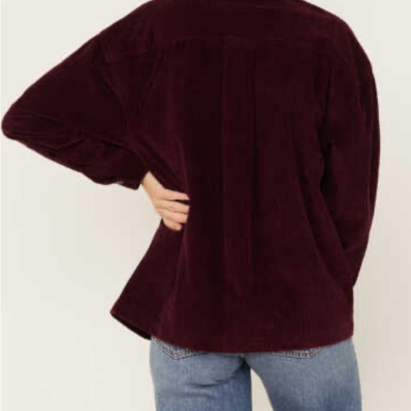 NWT Cleo & Wolf velvet shacket - Picture 4 of 8